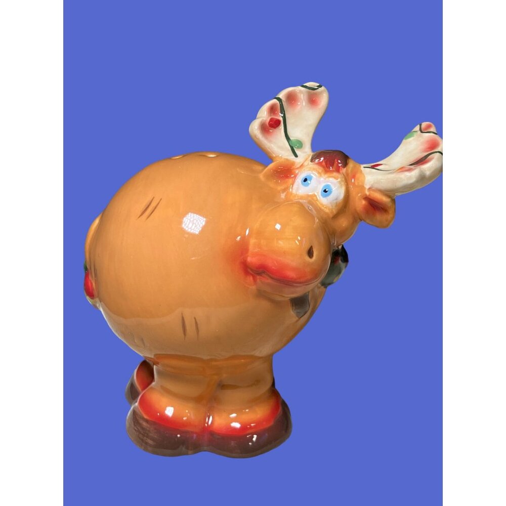 Pacific Christmas Reindeer salt and Pepper Shaker Set - Picture 3 of 12
